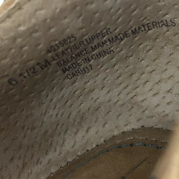 Montana Artisan Crafted Block Heels Sz 6.5 Brown Suede Studs Ankle Strap Comfort - Picture 8 of 9